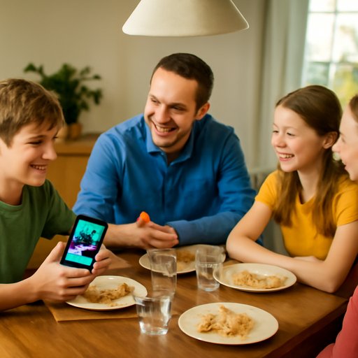 gddo111 family conversation at dining table